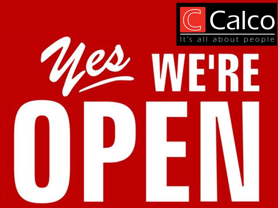 We Are OPEN!